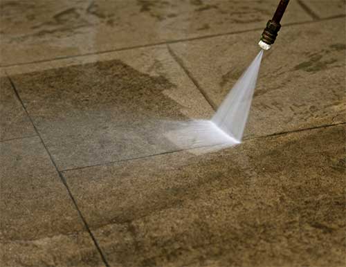 Clean and well-maintained business after commercial concrete cleaning service.