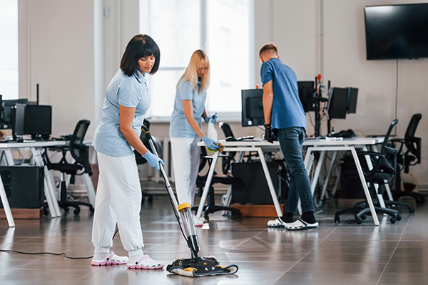 floor waxing services